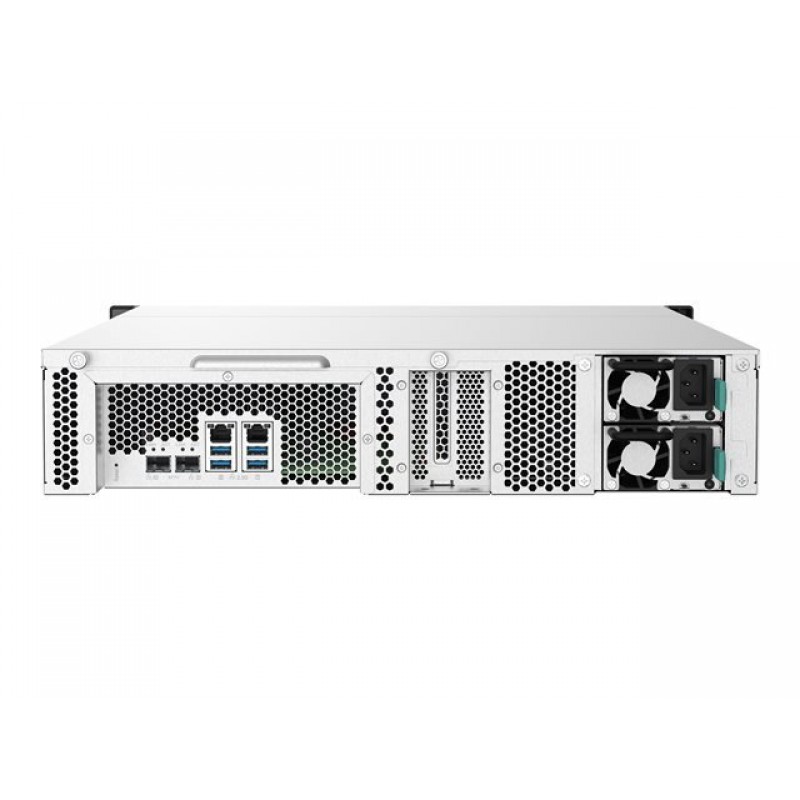 QNAP TS-832PXU-RP-4G 8-Bay rackmount NAS AL324 4GB DDR4 UDIMM RAM SATA 6Gb/s 2x 10GbE SFP+ 2x 2.5GbE 1x PCIe Gen2 x2 slot 250W-TS-832PXU-RP-4G