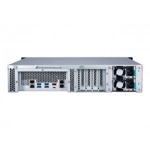 QNAP TS-877XU-RP-3600-8G 8-Ba NAS AMD Ryzen 5 3600 8GB DDR4 8x 2.5/3.5inch SATA HDD/SSD 2xGbE LAN 2x10GbE SFP+ USB3.1/3.0 300W