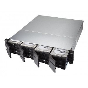 QNAP TS-h1277XU-RP-3700X-32G 12-bay QTS hero AMD Ryzen 5 3700X 8C 3.4Ghz 32GB RAM 2x1GbE 4x10Gb 2x500W