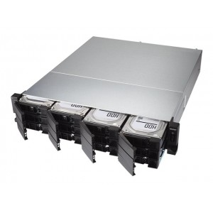 QNAP TS-h1283XU-RP-E2236-32G 12-bay QTS hero Xeon E-2236 3.4Ghz 32GB RAM 4x1GbE 4x10Gb 2x300W