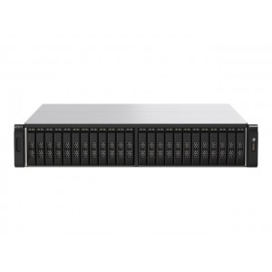 QNAP TS-h2490FU-7232P-64G 24-Bay all-flash NAS AMD EPYC 7232P NVMe Gen3x4 64GB RAM 2x2.5GbE LAN 2x25GbE SFP28