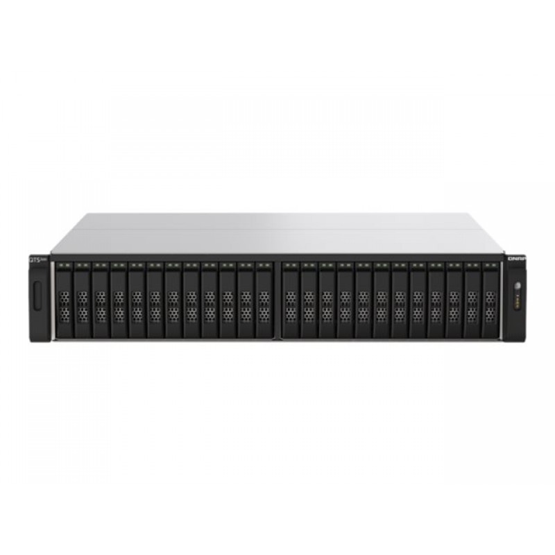 QNAP TS-h2490FU-7232P-64G 24-Bay all-flash NAS AMD EPYC 7232P NVMe Gen3x4 64GB RAM 2x2.5GbE LAN 2x25GbE SFP28-TS-H2490FU-7232P-64G