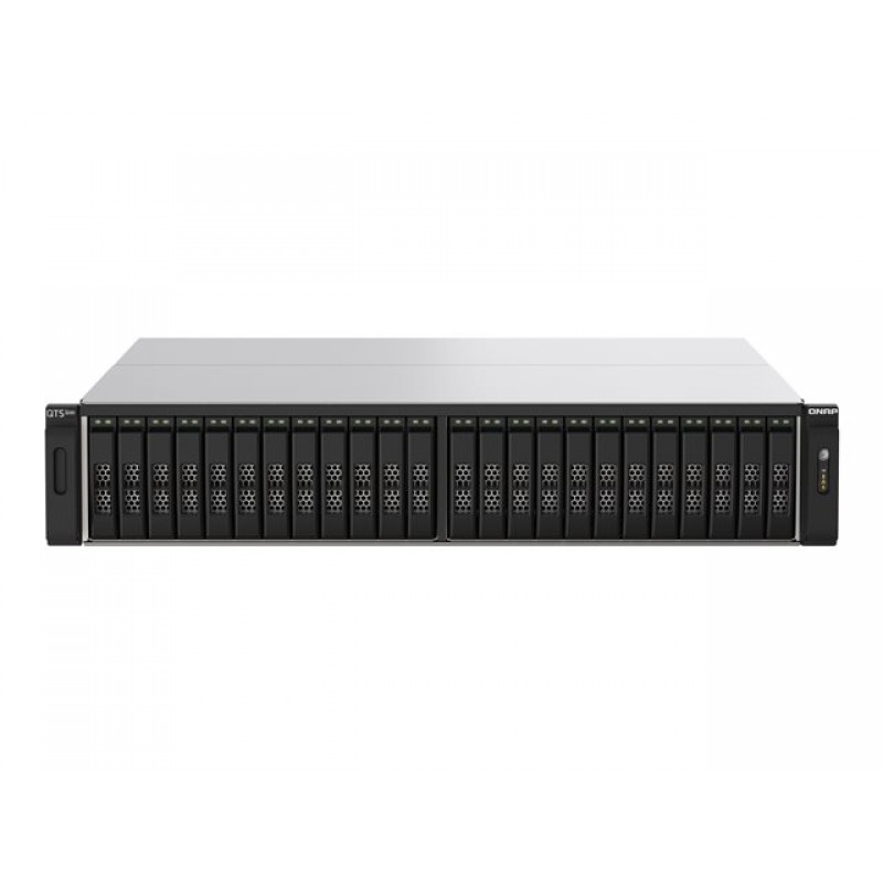 QNAP TS-h2490FU-7302P-128G 24-Bay all-flash NAS AMD EPYC 7302P NVMe Gen3x4 128GB RAM 2x2.5GbE LAN 4x25GbE SFP28-TS-H2490FU-7302P-128G