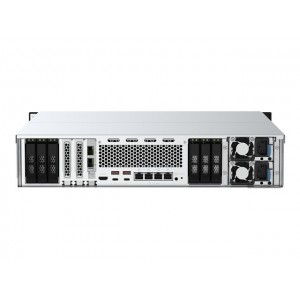 QNAP TS-h3088XU-RP-W1250-32G 30-bay rackmount NAS Intel Xeon W-1250 6core 3.3GHz 32GB UDIMM DDR4 ECC 4 slots max. 128GB 2x25GbE