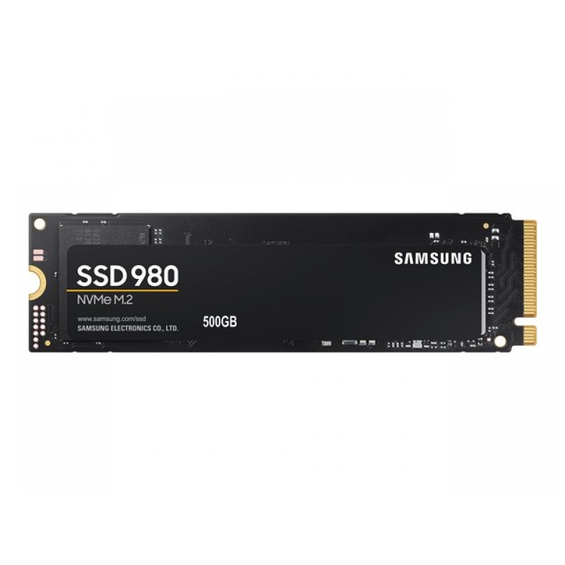 SAMSUNG SSD 980 500GB M.2 NVMe PCIe 3 3100 MB/s read 2600MB/s write-MZ-V8V500BW
