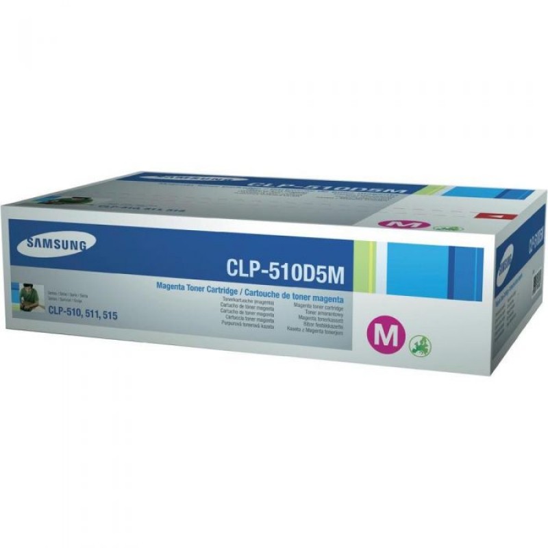 Magenta Toner (up to 5 000 A4 Pages at 5% coverage)* CLP-510 Series-CLP-510D5M/ELS