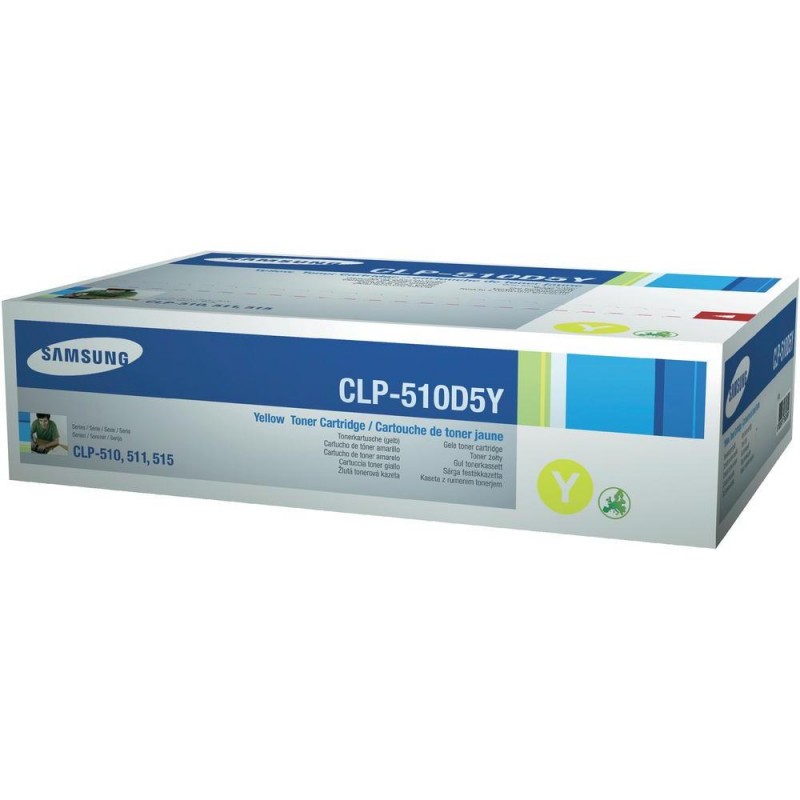 Yellow Toner (up to 5 000 A4 Pages at 5% coverage)* CLP-510 Series-CLP-510D5Y/ELS