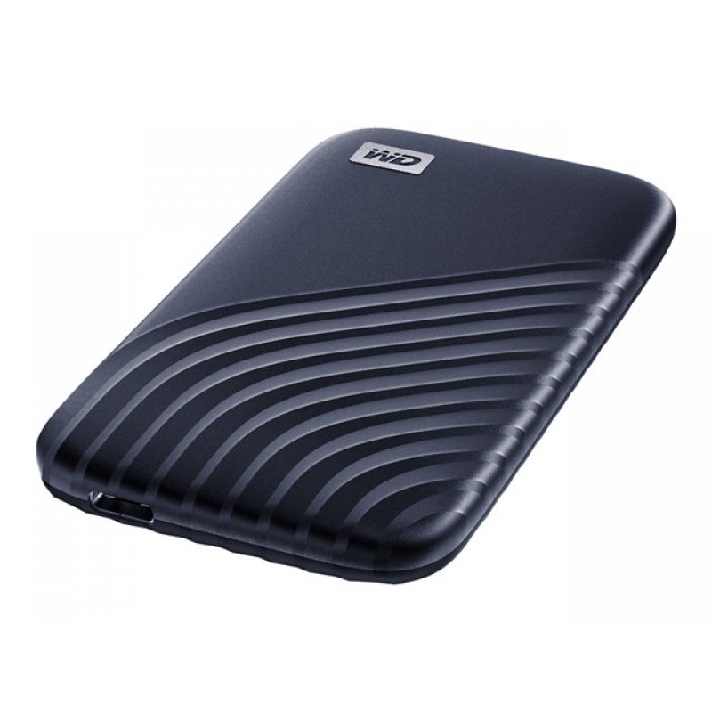 WD My Passport SSD 2TB Midnight Blue Cross Compatible USB 3.2 Gen-2 and USB-C 1050MB/s Read 1000MB/s Write & Mac Compatiable