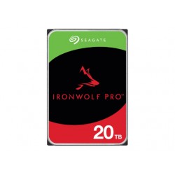 SEAGATE Ironwolf PRO Enterprise NAS 20TB 7200rpm 6Gb/s SATA 256MB cache 8.9cm 3.5inch 24x7 for NAS RAID Rackmount systems BLK