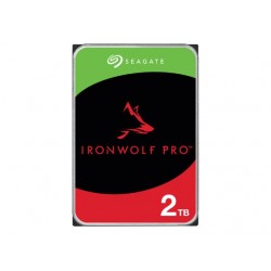 SEAGATE Ironwolf PRO Enterprise NAS 2TB 7200rpm 6Gb/s SATA 256MB cache 8.9cm 3.5inch 24x7 for NAS RAID Rackmount systems BLK