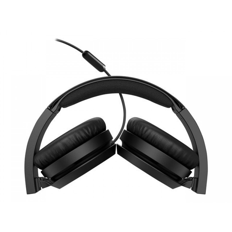 PHILIPS Headphones with mic black 32mm speaker drivers for powerful and dynamic sound-TAH4105BK/00