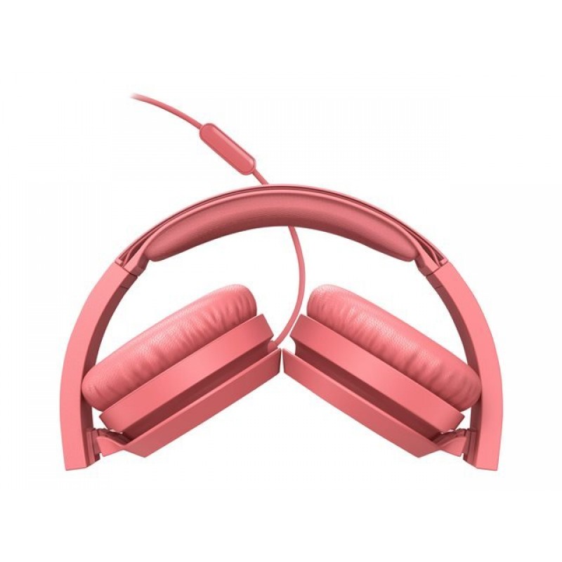 PHILIPS Headphones with mic pink 32mm speaker drivers for powerful and dynamic sound-TAH4105RD/00