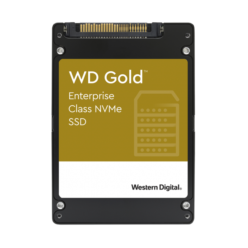 SSD WD Gold Enterprise Class 960GB 2.5” U.2, PCIe Gen 3.1 x4, NVMe 1.3, read-write: up to 3000/1100 MB/s, Random Read/ Write up to 413K/ 44K IOPS (5 years warranty)-WDS960G1D0D