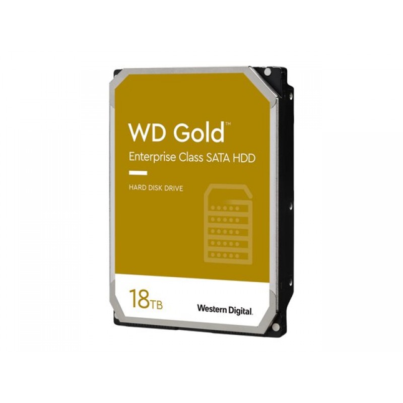 WD Gold 18TB 7200rpm 6Gb/s sATA 512MB cache 3.5inch intern RoHS compliant Enterprise Bulk-WD181KRYZ