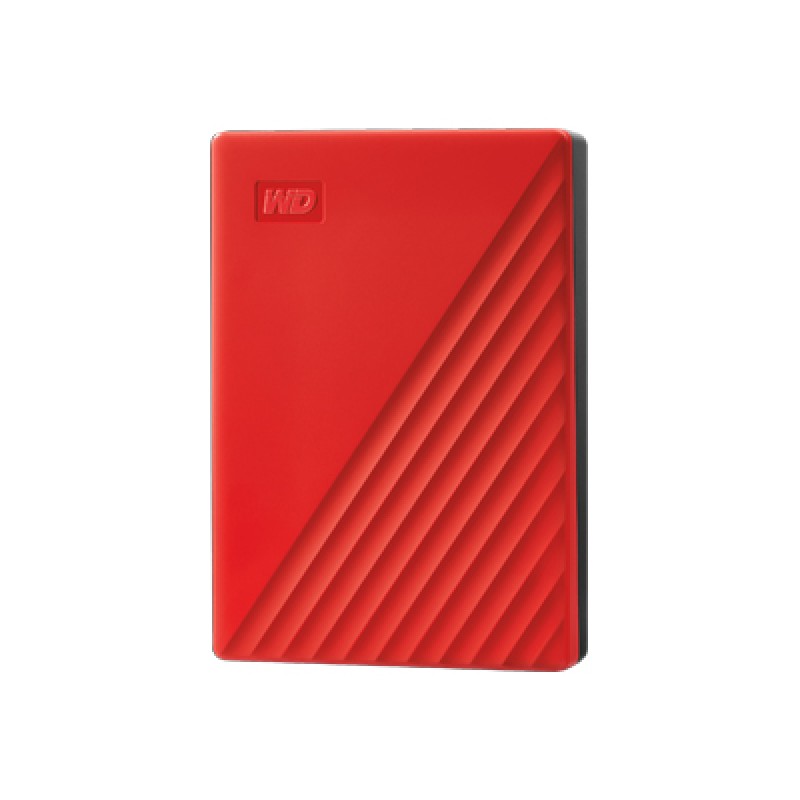 WD My Passport 4TB portable USB3.0 USB2.0 compatible Red Retail-WDBPKJ0040BRD-WESN