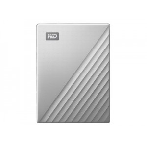 WD My Passport Ultra 2TB Silver USB-C/USB3.0 2.5inch Metal finish RTL portable extern
