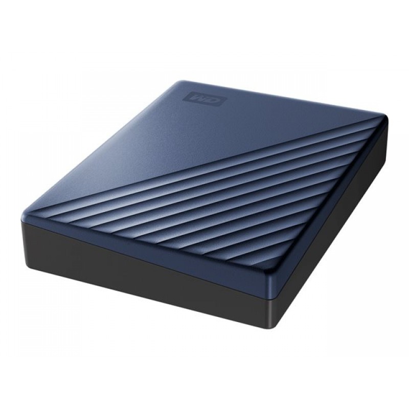 WD My Passport Ultra 5TB Blue USB-C/USB3.0 2.5inch Metal finish RTL portable extern-WDBFTM0050BBL-WESN