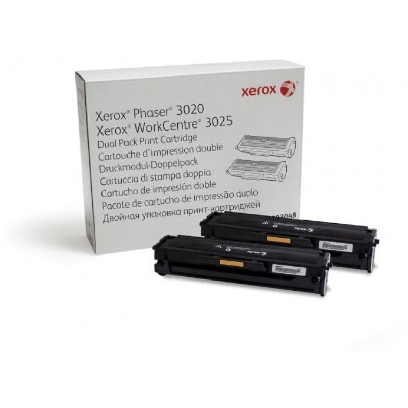 Print Cartridge за Xerox Phaser 3020 / WC 3025  Dual Pack - 3К-106R03048