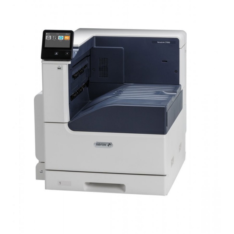 Xerox VersaLink C7000N, A3 Color Laser Printer, 35 ppm, 1.05 GHz Dual-Core, 2 GB, 320 GB (Optional), Ethernet 10/100/1000 Base-T, High-speed USB 3.0, NFC Tap-to-Pair, Up to 153,000 pages / month, 620 sheets, 2,180 sheets-C7000V_N