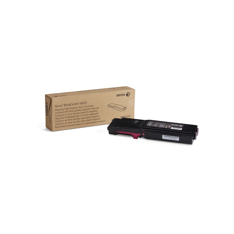 WORKCENTRE 6655 HIGH CAPACITY MAGENTA TONER CARTRIDGE (7,500 PAGES)-106R02753