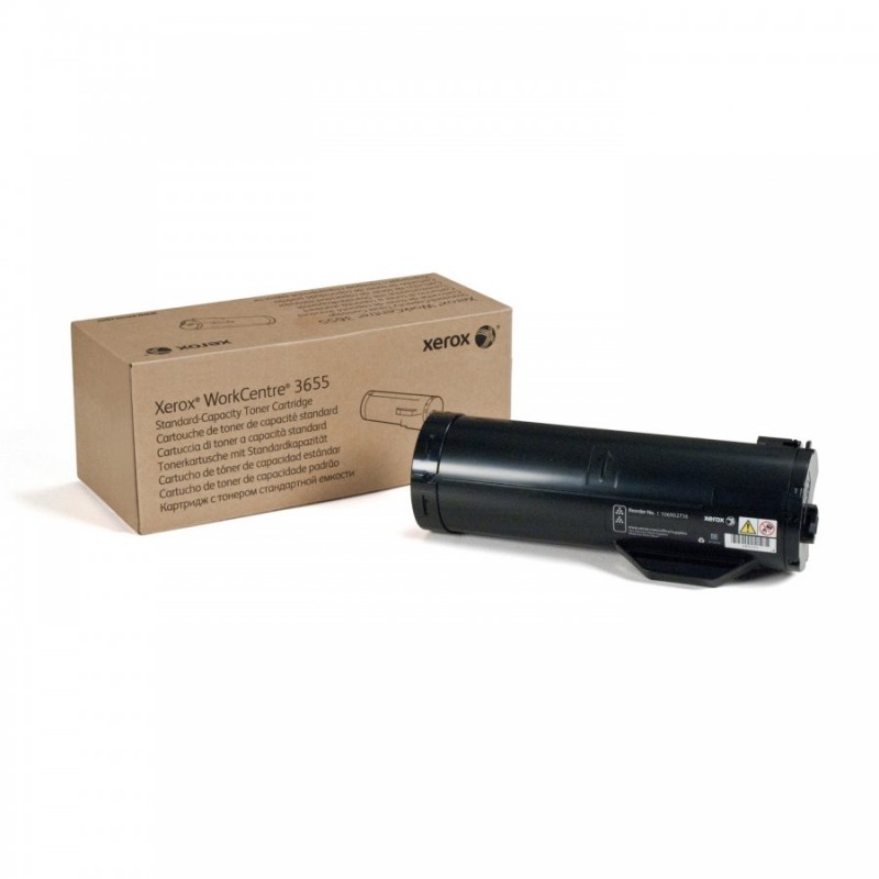 Xerox WorkCenter 3655 BLACK STANDARD CAPACITY TONER CARTRIDGE (6,100 PAGES)-106R02737