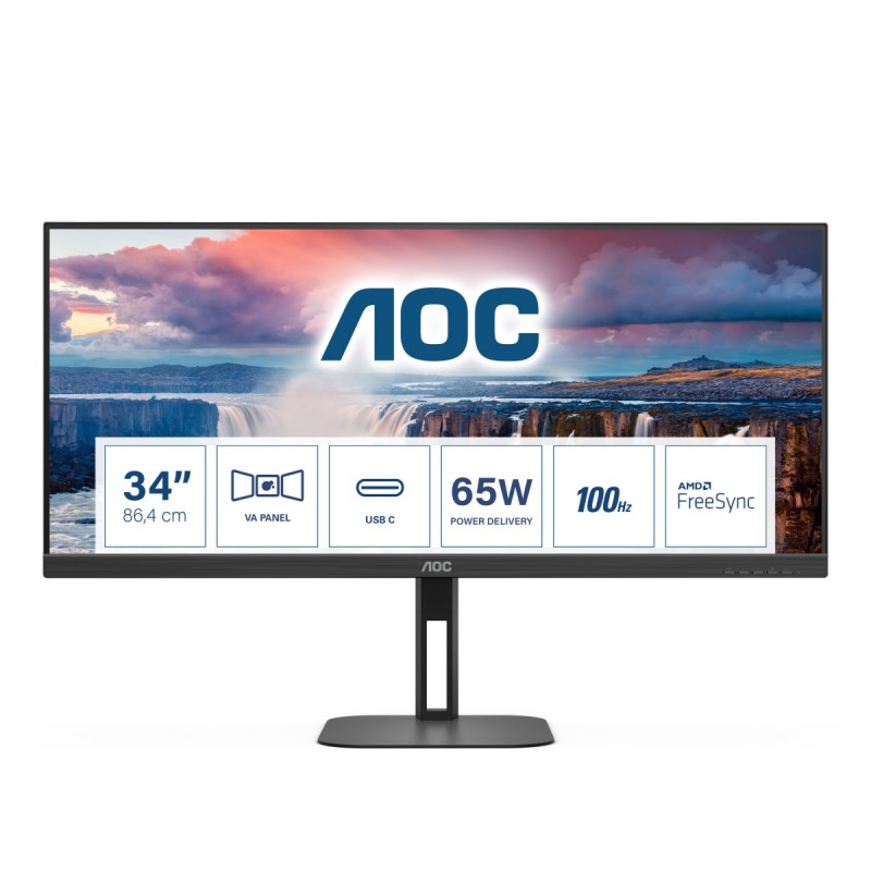 Монитор AOC U34V5C/BK, 16225