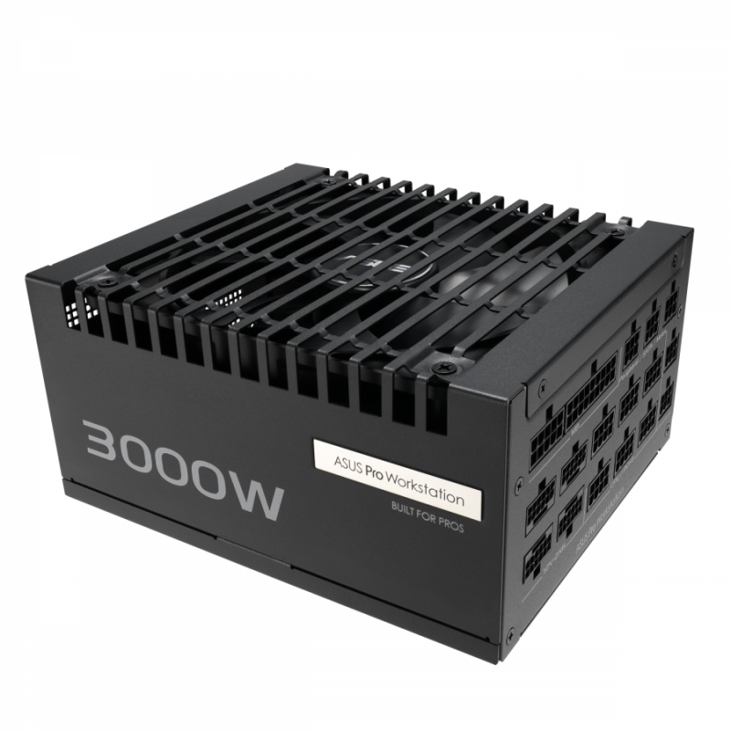 Захранващ блок ASUS Pro WS 3000W 80+ Platinum PCIe 5.1, Fully Modular