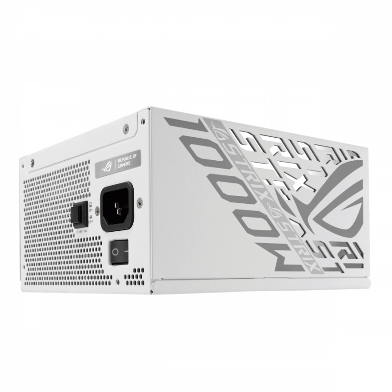 Захранващ блок ASUS ROG STRIX 1000W White Edition, 80+ Platinum PCIe 5.1, Fully Modular, ASUS-PS-ROG-STRIX-1000P-W