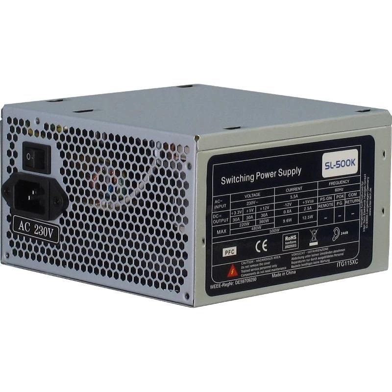 Захранващ блок Inter-Tech SL-500K, 500W, ATX, INTER-TECH-PS-SL-500W