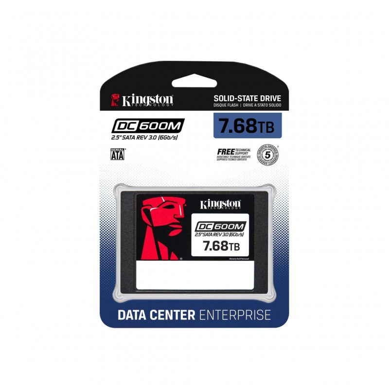 SSD Kingston DC600M SATA Enterprise 7.68TB