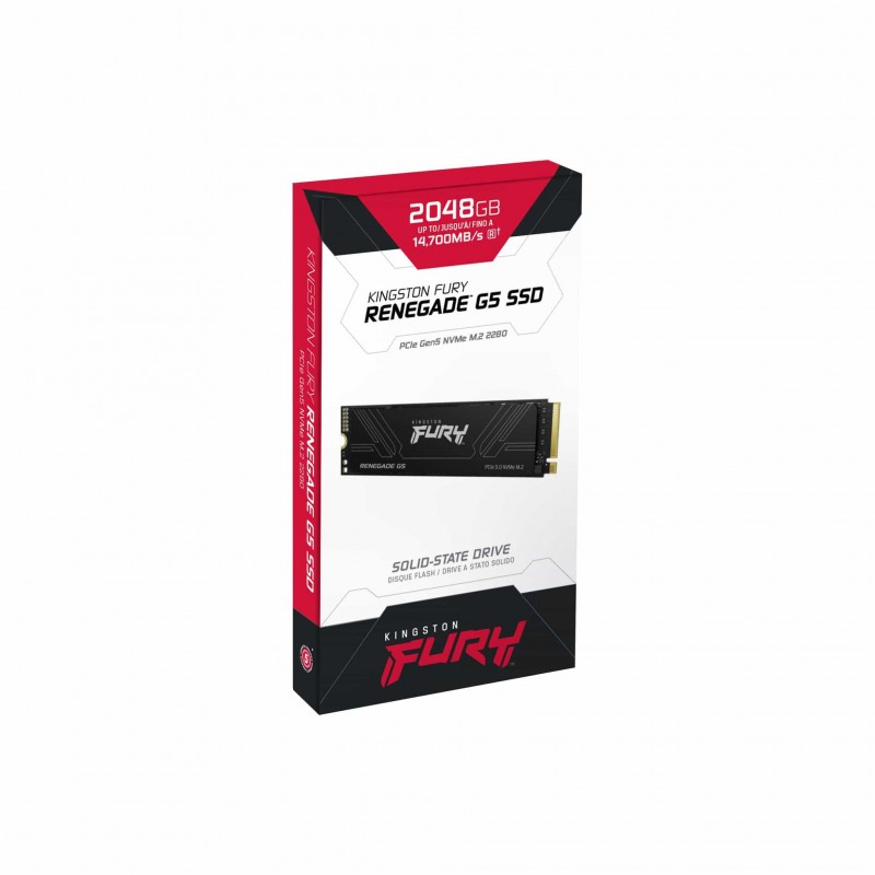 SSD Kingston Fury Renegade G5 NVMe M.2 PCIe 5.0 - 2048GB, KIN-SSD-SFYR2S-2000G