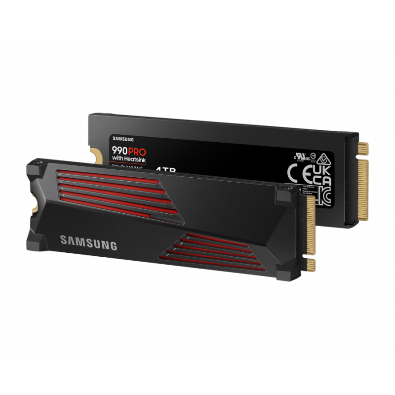 SSD SAMSUNG 990 PRO с Heatsink 4TB, MZ-V9P4T0CW, SAM-SSD-MZ-V9P4T0CW