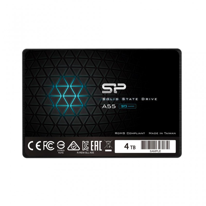 SSD SILICON POWER A55, 2.5", 4 TB, SATA3 3D NAND flash, SLP-SSD-A55-4TB