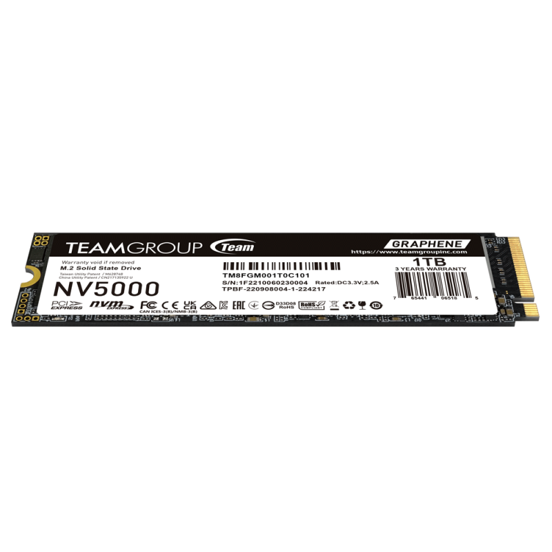 SSD Team Group NV500, M.2 2280 NVMe, 1TB, PCI-e 4.0 x4