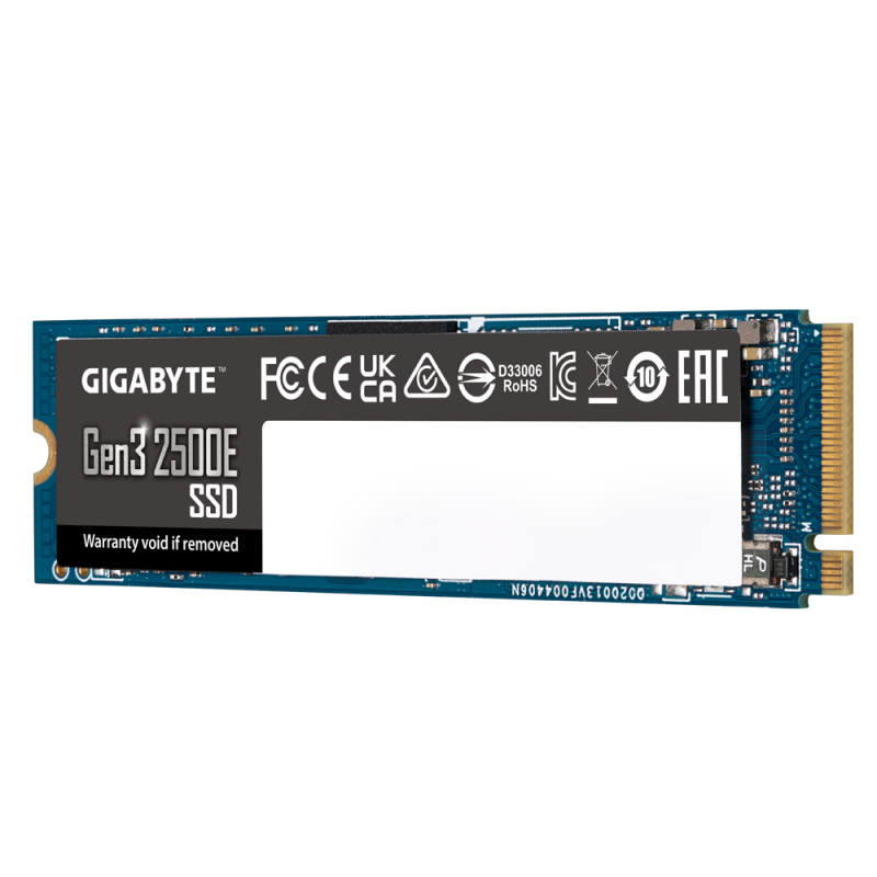 Solid State Drive (SSD) Gigabyte Gen3 2500E, 1TB, NVMe, M.2, GA-SSD-M2-NVME-G325E-1TB