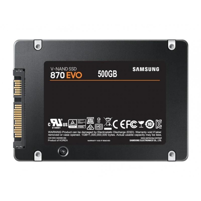 Solid State Drive (SSD) SAMSUNG 870 EVO SATA 2.5”, 500GB, SATA 6 Gb/s, MZ-77E500B/EU-SAM-SSD-MZ-77E500B-EU