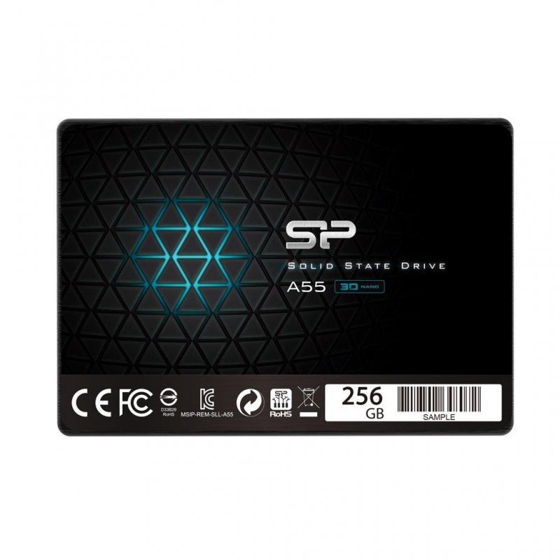 Solid State Drive (SSD) SILICON POWER A55, 2.5", 256 GB, SATA3-SLP-SSD-A55-256GB