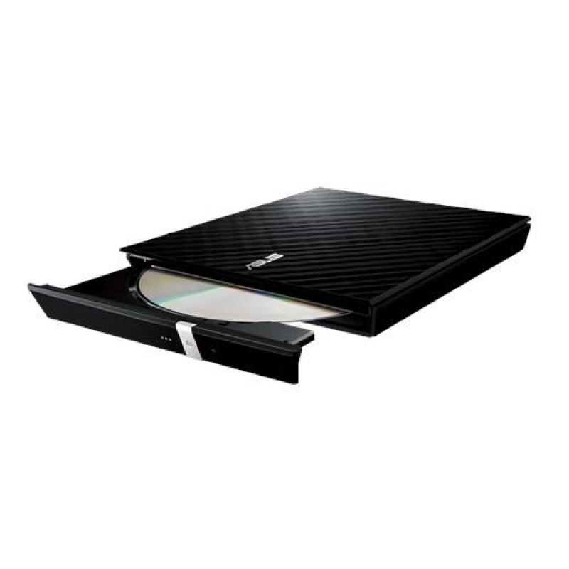 Външно USB DVD записващо устройство ASUS SDRW-08D2S-U LITE, USB 2.0, черно