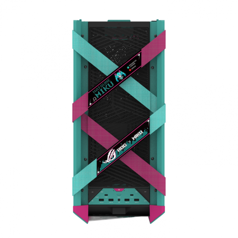 Кутия ASUS ROG Strix Helios II Hatsune Miku Edition E-ATX Mid-Tower