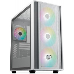 Кутия CoolerMaster MasterBox 600 - White ARGB