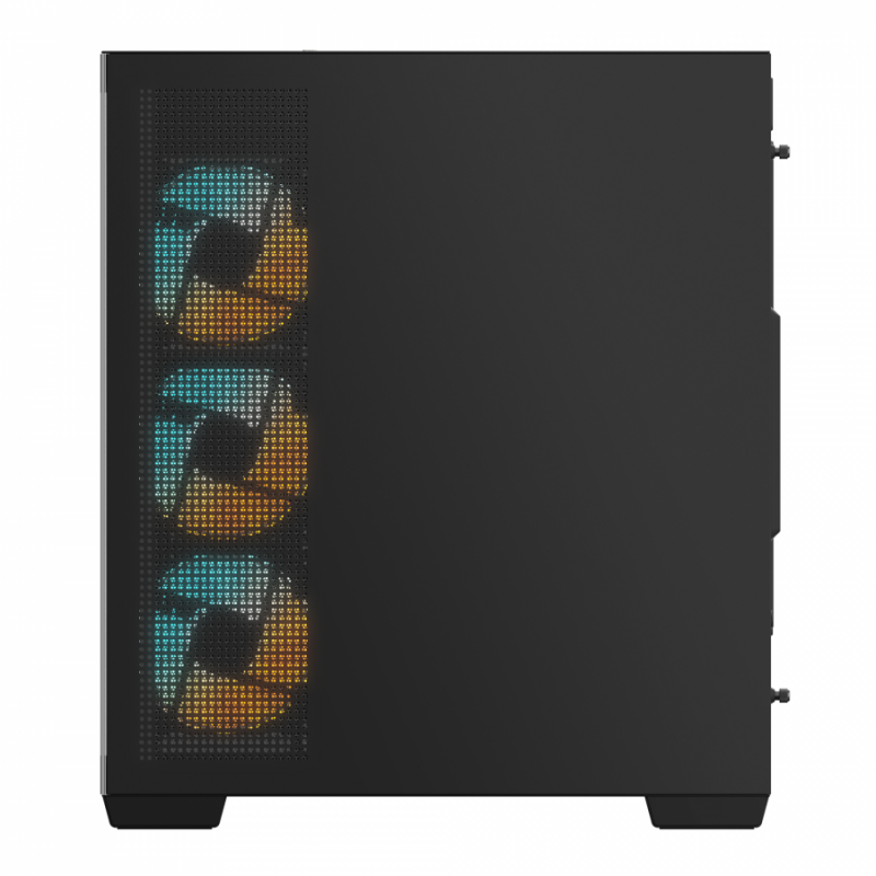 Кутия Gigabyte C500 PANORAMIC Stealth Black - Mid-Tower, GA-CASE-C500P-ST