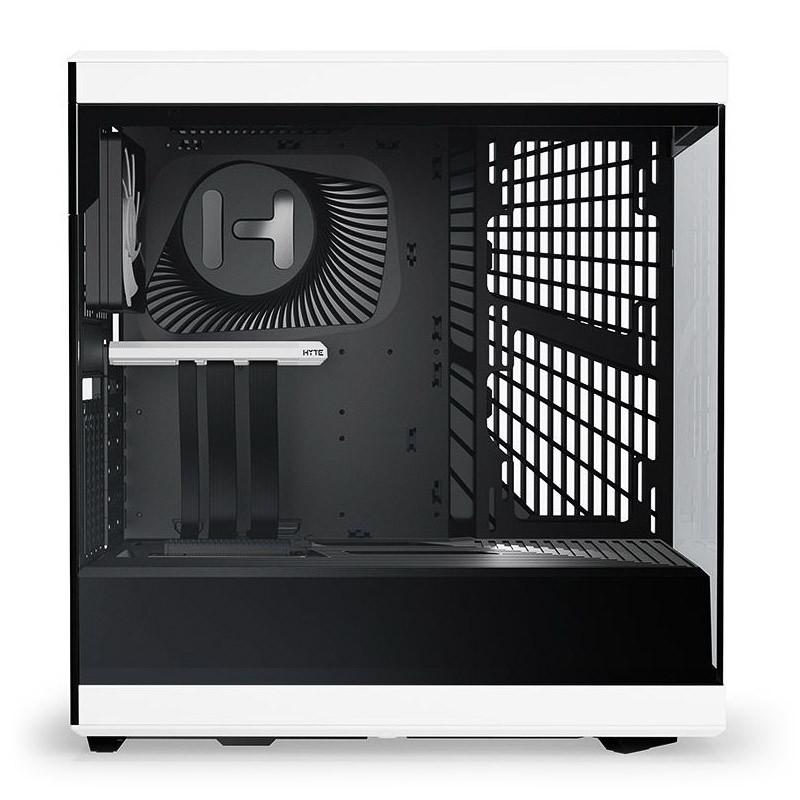 Кутия HYTE Y40 Tempered Glass, Mid-Tower, Бяло и Черно, HYTE-CASE-GEHY-013