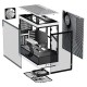 Кутия HYTE Y40 Tempered Glass, Mid-Tower, Бяло и Черно, HYTE-CASE-GEHY-013