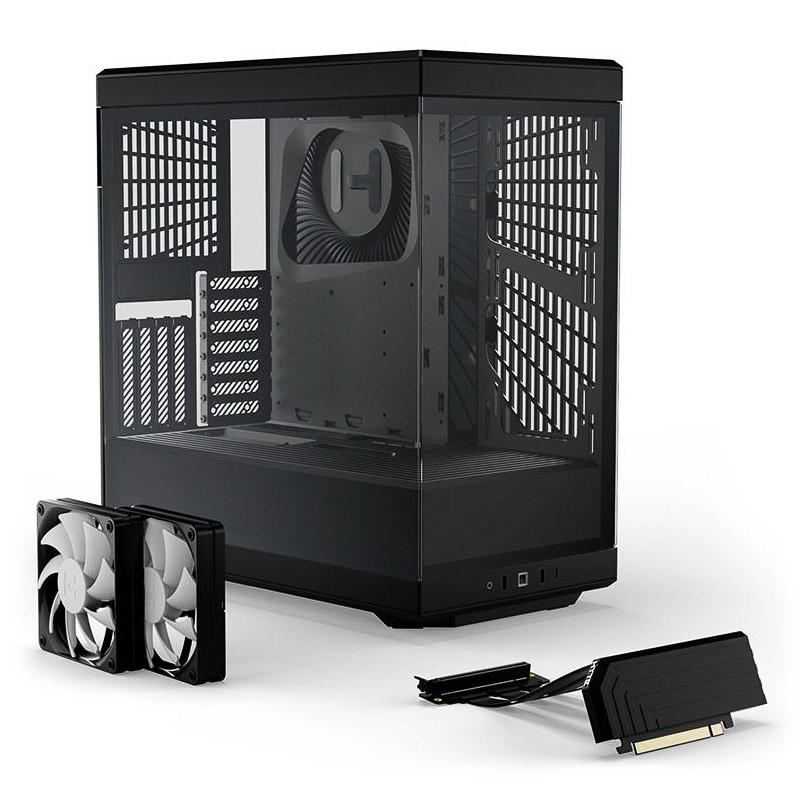 Кутия HYTE Y40 Tempered Glass, Mid-Tower, Черно, HYTE-CASE-GEHY-012