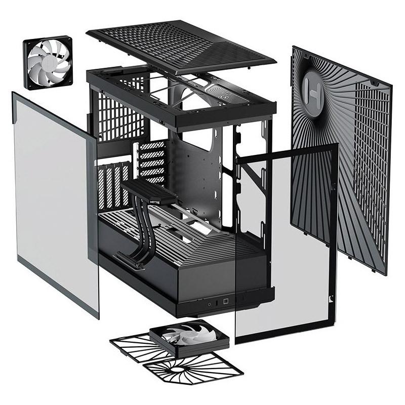 Кутия HYTE Y40 Tempered Glass, Mid-Tower, Черно, HYTE-CASE-GEHY-012