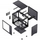 Кутия Jonsbo C6 MAX Micro-ATX - Black