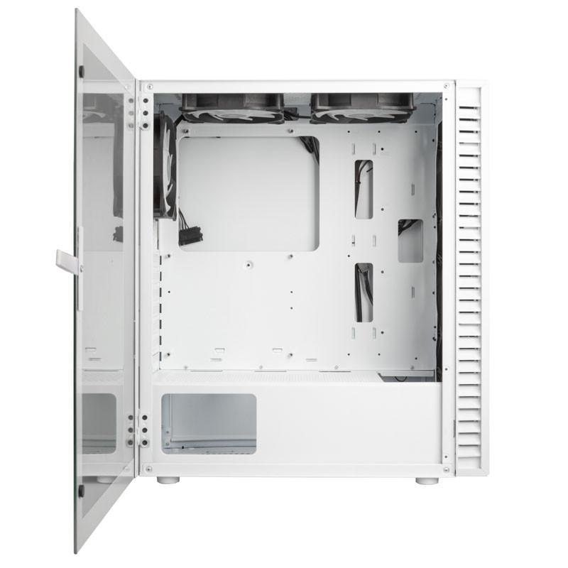 Кутия Kolink Observatory HF ARGB TG Mid-Tower, Бяла, KOLINK-CASE-GEKL-131
