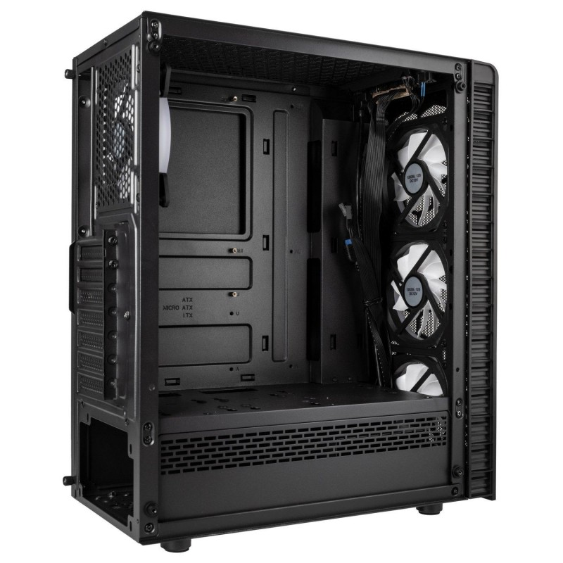 Кутия Kolink Observatory Lite Mesh RGB Mid-Tower, Черен-KOLINK-CASE-GEKL-066