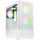 Кутия Kolink Observatory MX Mesh ARGB TG Mid-Tower, Бял, KOLINK-CASE-GEKL-140