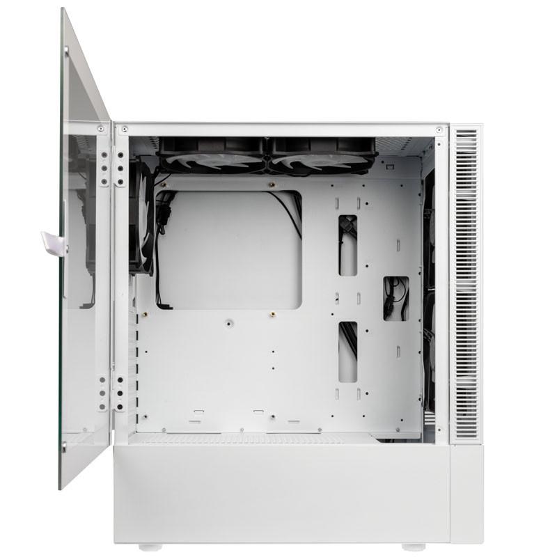 Кутия Kolink Observatory MX Mesh ARGB TG Mid-Tower, Бял, KOLINK-CASE-GEKL-140